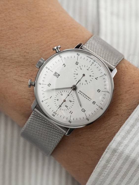 Junghans max bill Chronoscope Zeitbegrenzte Promotion