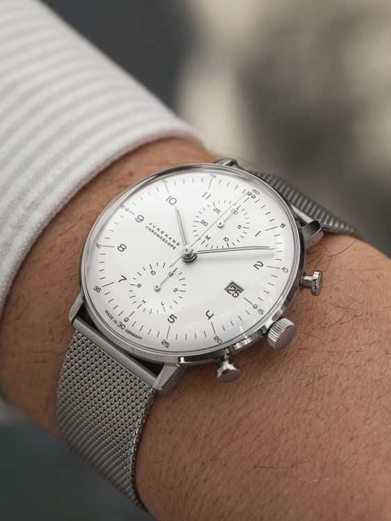 Junghans max bill Chronoscope Zeitbegrenzte Promotion