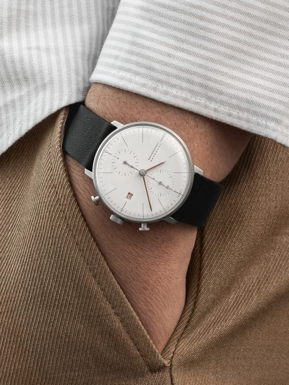 Junghans max bill Chronoscope Bauhaus Großer Ausverkauf