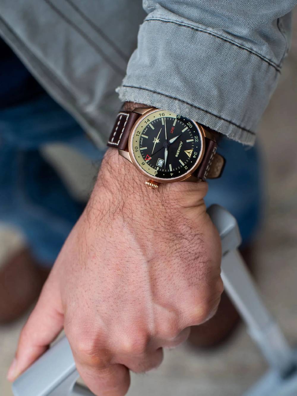 Junkers Flieger GMT Automatik Nur für heute