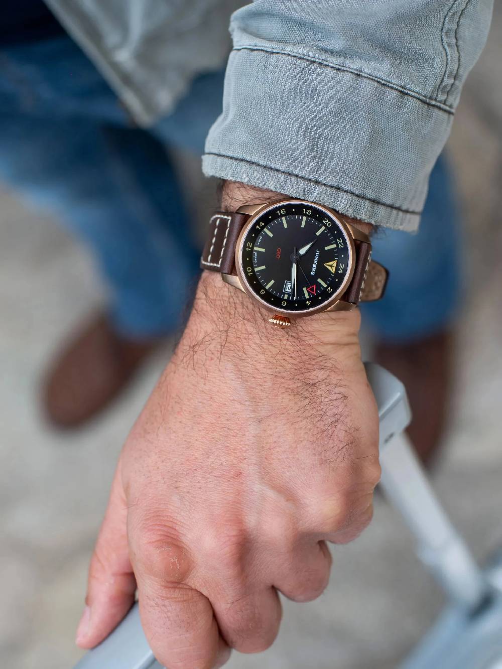 Junkers Flieger GMT Automatik Neueste Mode
