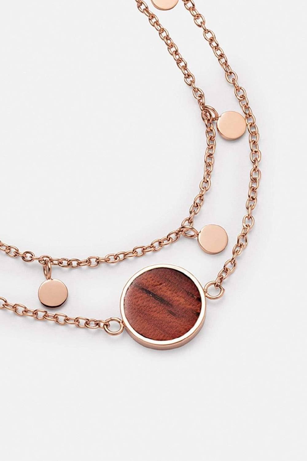 Kerbholz CIRCLE DOUBLE BRACELET Sandelholz Vierteljährliche Förderung