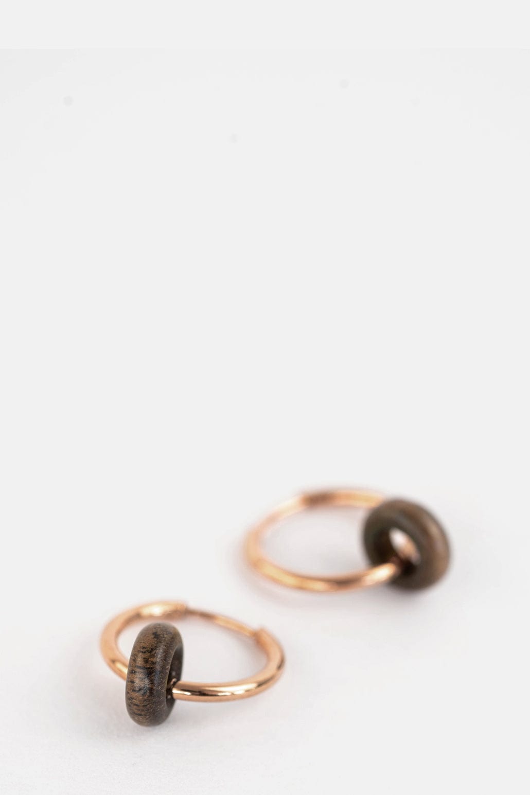Kerbholz DONUT EARRING Walnuss zollfrei