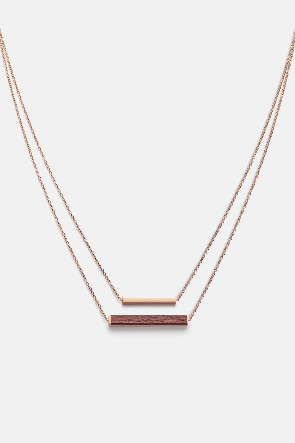 Kerbholz RECTANGLE NECKLACE Walnuss Exklusivangebot