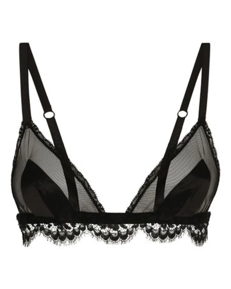 Dolce & Gabbana Triangel Bh Black Preisnachlass