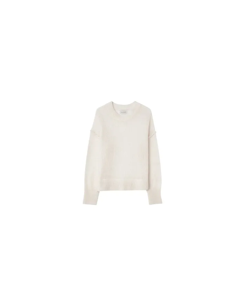 House of Dagmar Gestricktes Top White Valentinstagsangebot