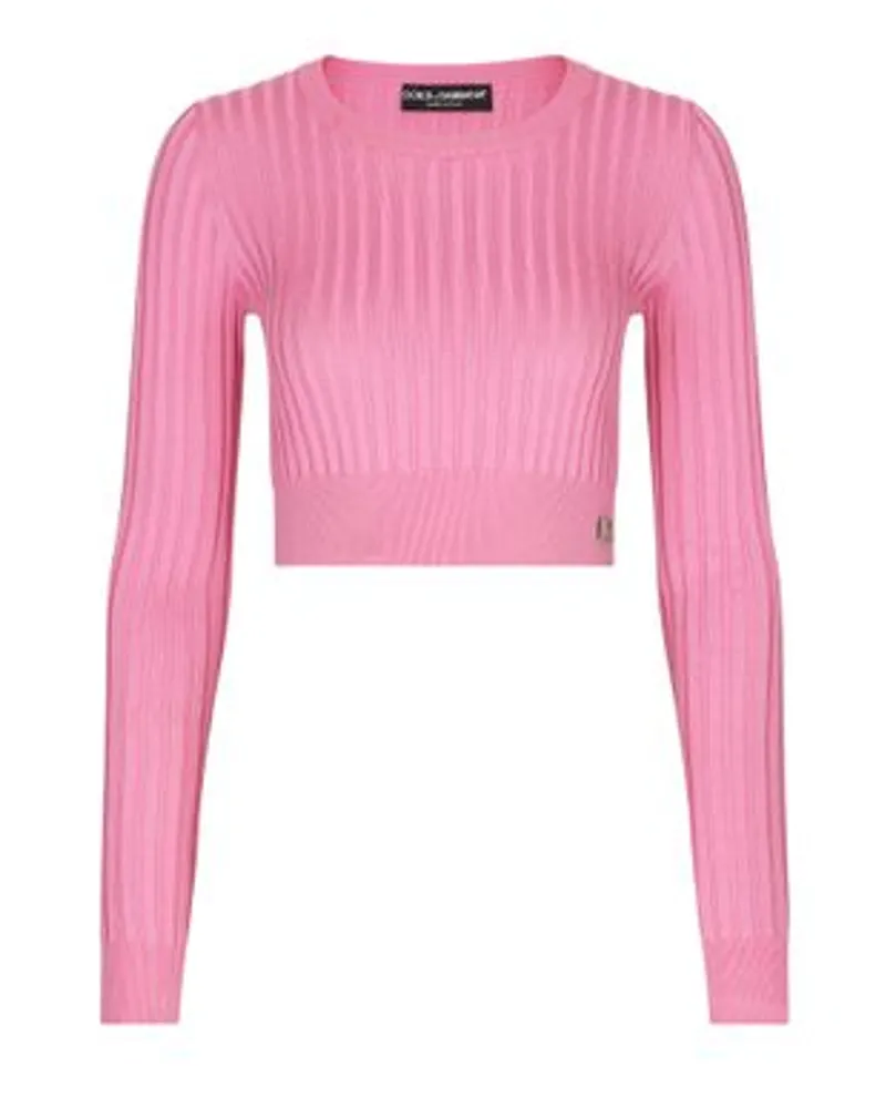 Dolce & Gabbana Geripptes Crop Top Multicolor Riesige Ersparnisse