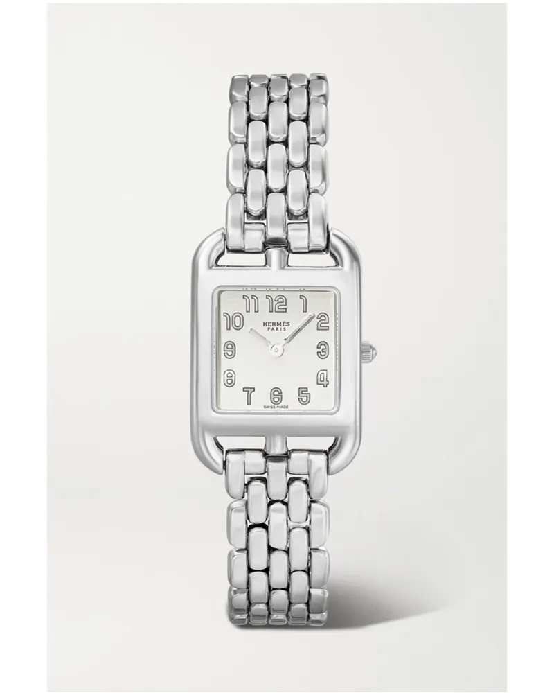 Hermès Cape Cod 31 Mm Kleine Uhr Aus Edelstahl Silber Fabrik Onlineshop