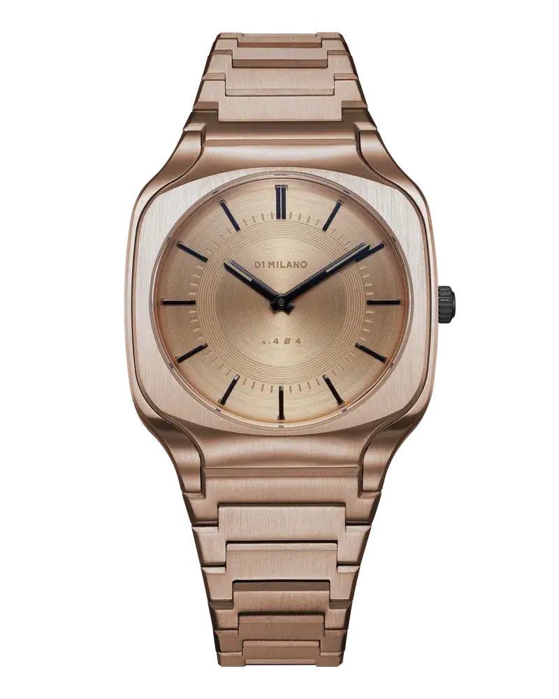 D1 Milano Watch Square Bracelet 37mm Champagne Gold 2025
