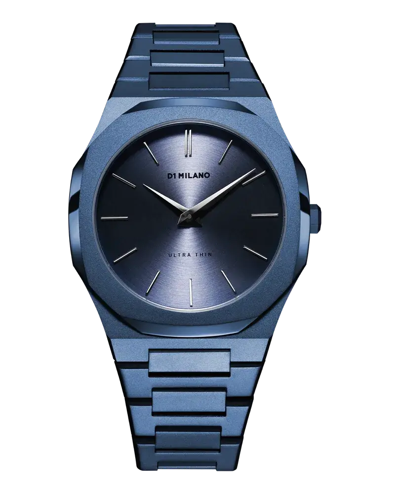 D1 Milano Watch Ultra Thin Bracelet 40 Mm Midnight Blue Saisonschlussverkauf