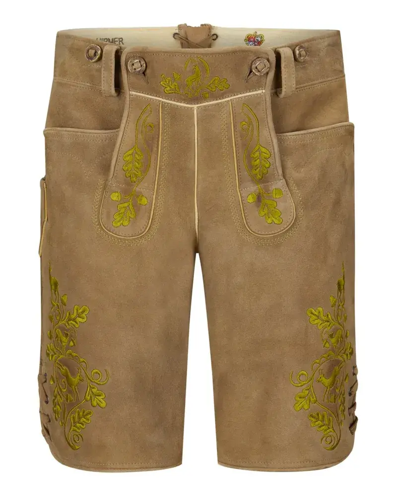 Meindl Lederhose Munich Aus Ziegenleder Hirmer Edition Hellbraun Clearance-Verkauf
