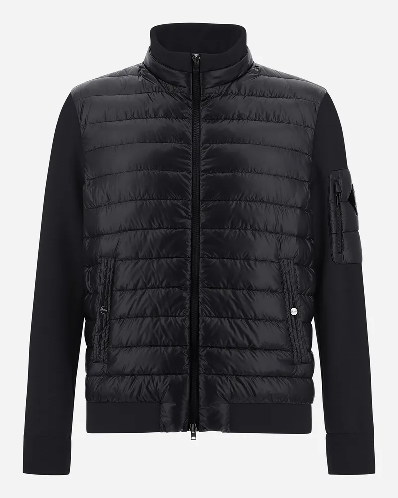Herno Bomberjacke Aus Nylon Ultralight Und Yoga Schwarz Begrenztes Angebot