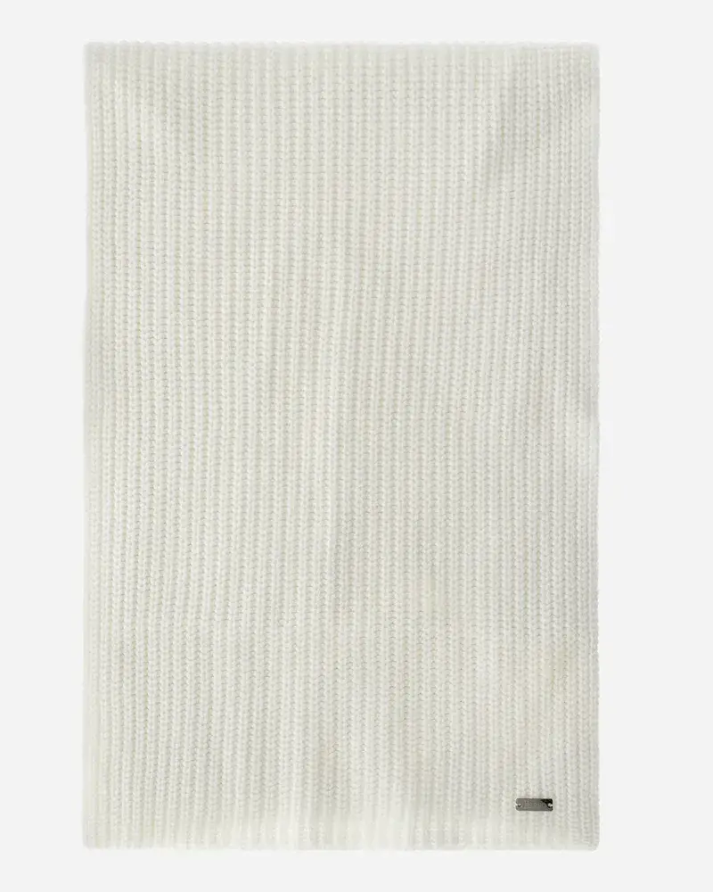 Herno Schal Aus Eternity Cashmere Weiß Fabrikladen