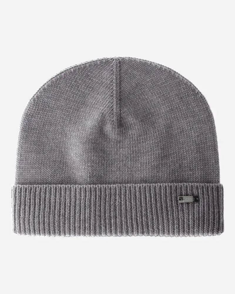 Herno MüTze Aus Infinity Basic Grau Black Friday Preise