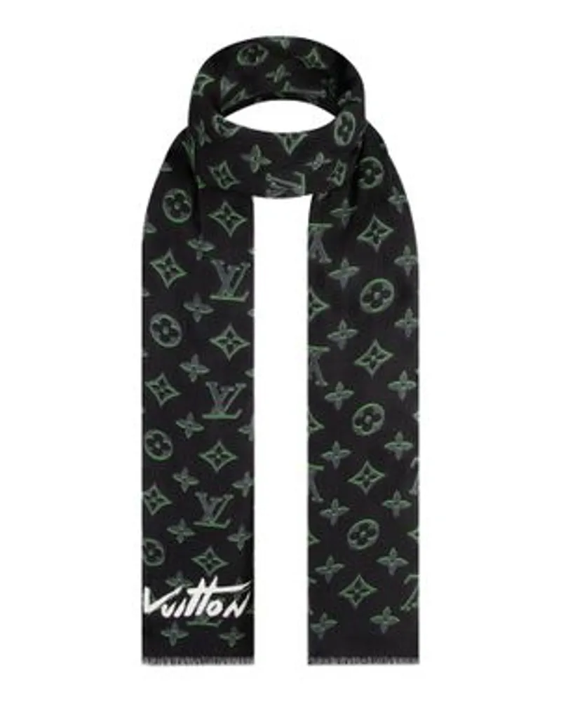 Louis Vuitton Monogram Spotlight Stola Black zollfrei