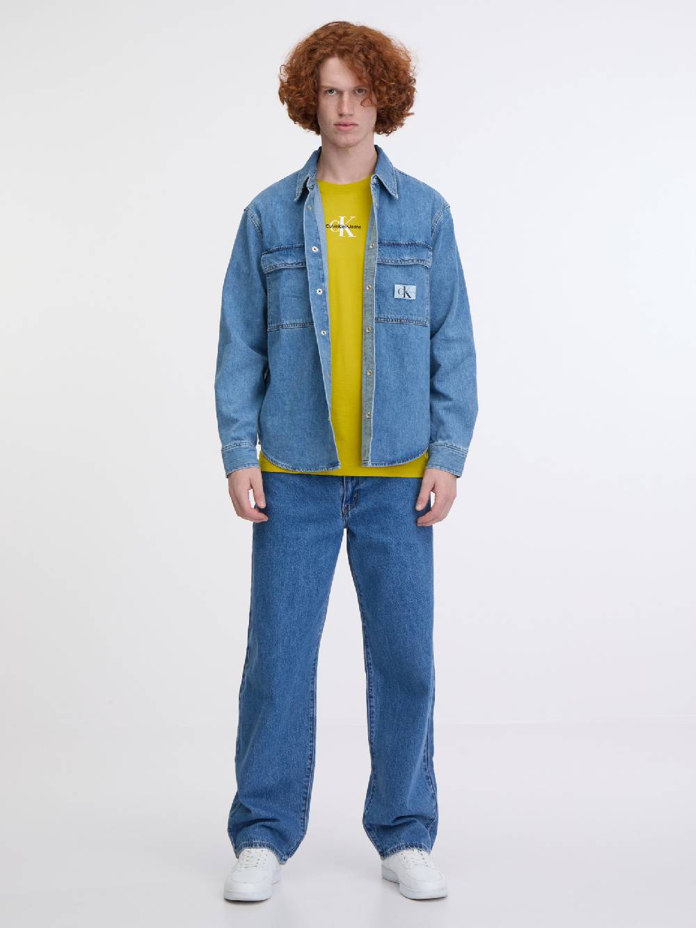 Calvin Klein Jeans Relaxed Denim Hemd Begrenzt auf 3 Tage