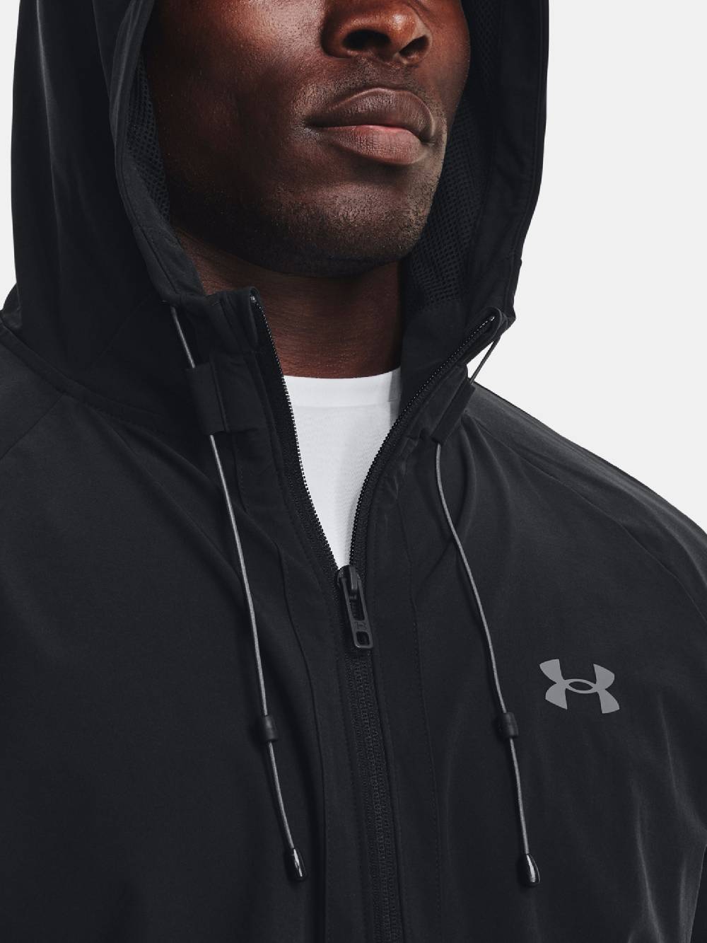 Under Armour UA Stretch Woven Windbreaker-BLK Jacke Nur noch ein Tag übrig