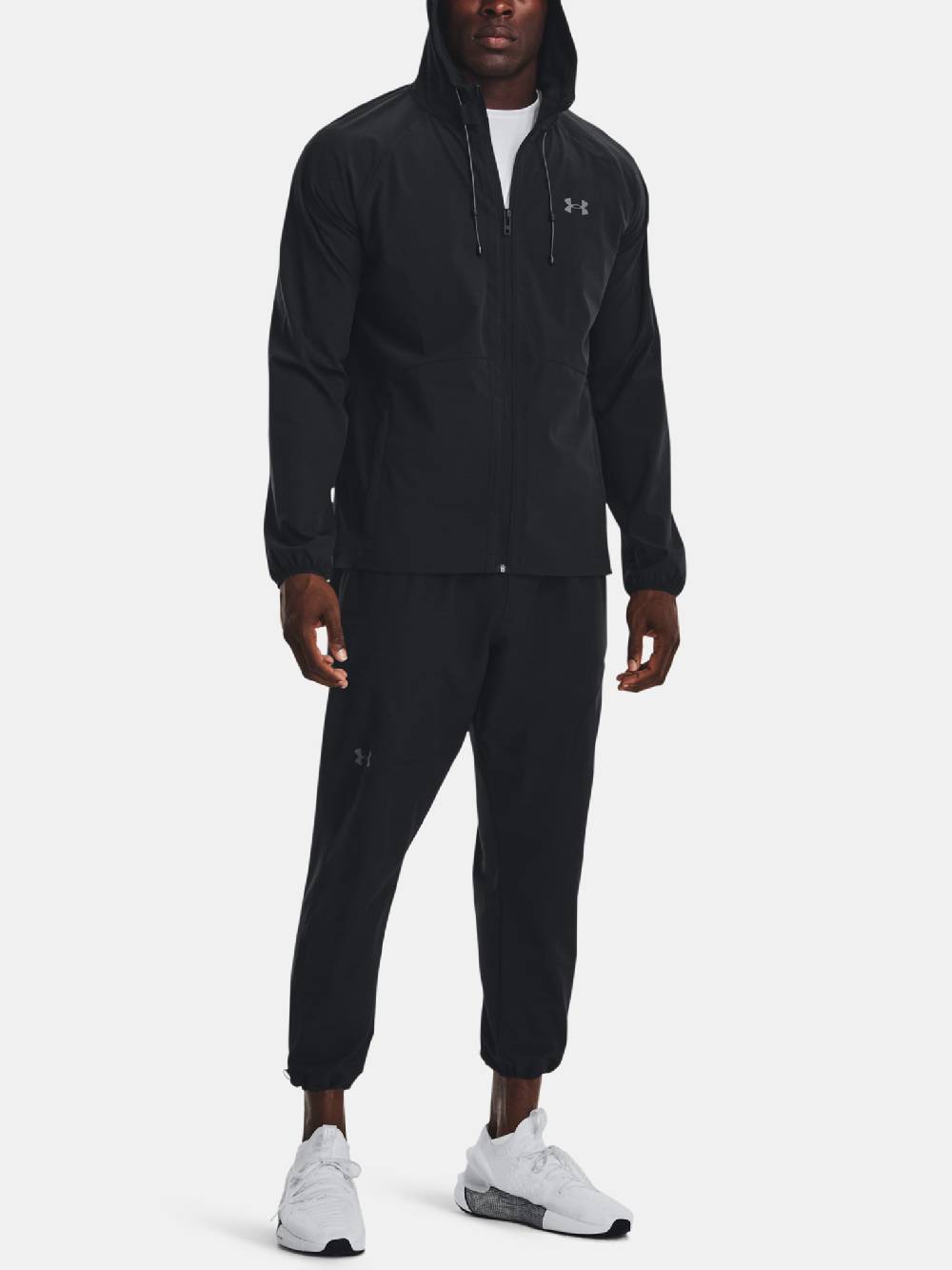 Under Armour UA Stretch Woven Windbreaker-BLK Jacke Nur noch ein Tag übrig