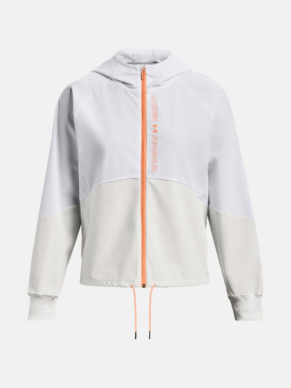 Under Armour Woven FZ Jacket-WHT Jacket 2025