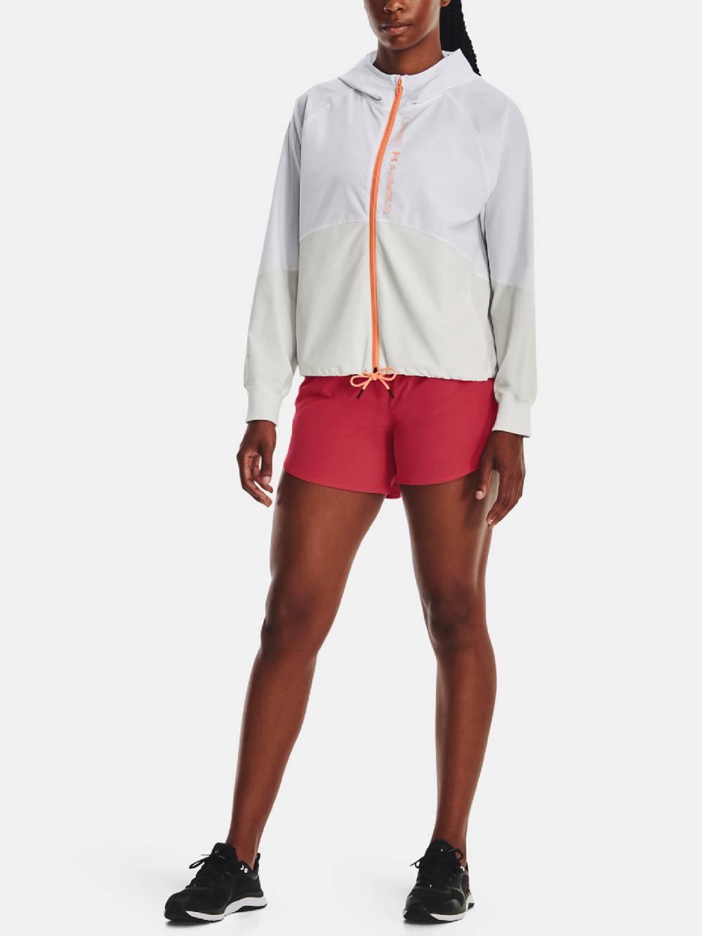 Under Armour Woven FZ Jacket-WHT Jacket 2025