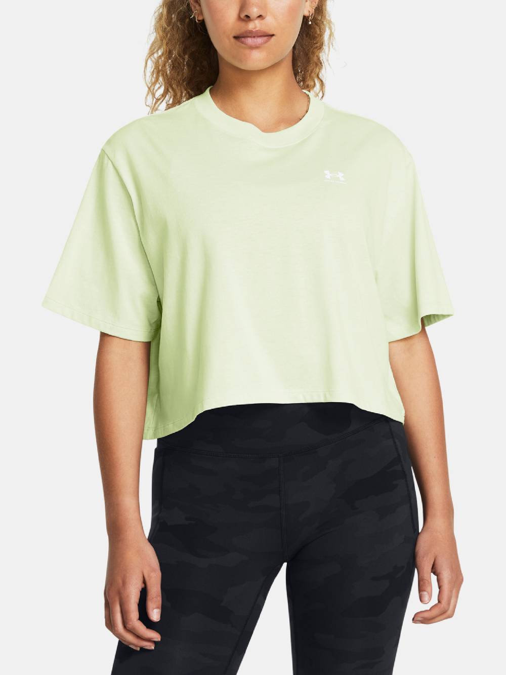 Under Armour UA Boxy Crop Logo SS T-Shirt zollfrei