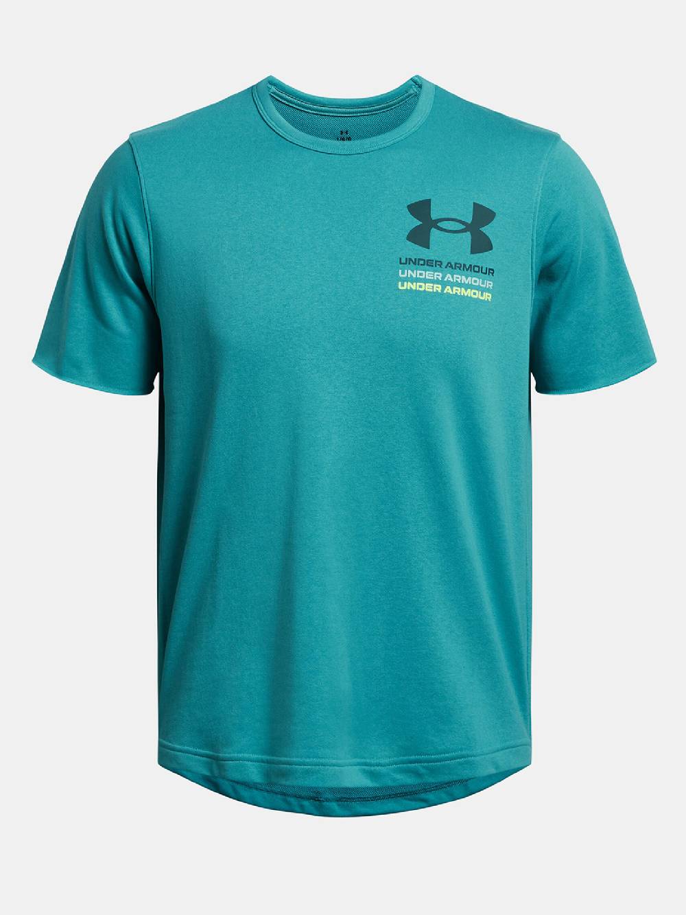 Under Armour UA Rival Terry SS Colorblock T-Shirt Verkauf