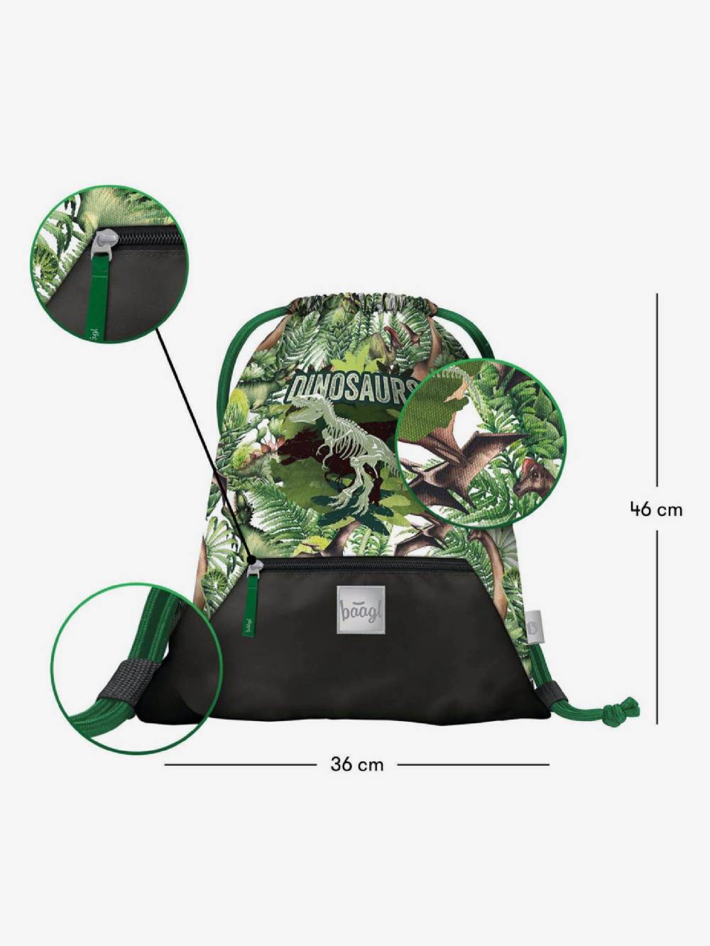 BAAGL Dinosaurs Gymsack Sonderangebot der Fabrik