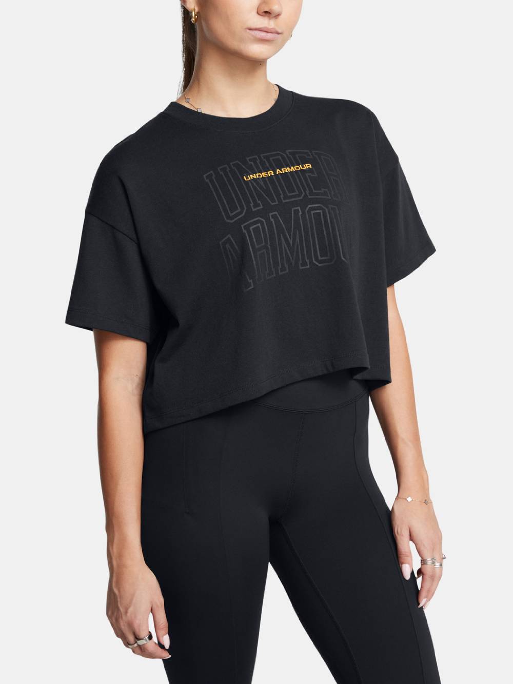 Under Armour UA Varsity Mix Heavyweight Crop T-Shirt Begrenzt auf 3 Tage