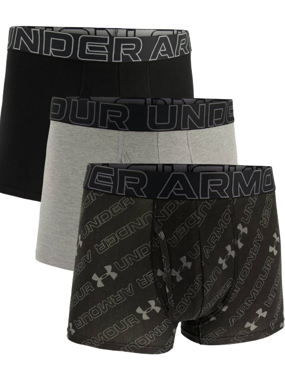 Under Armour M UA Perf Cotton Nov 3in Boxershorts 3 Stück VIP-Rabatte