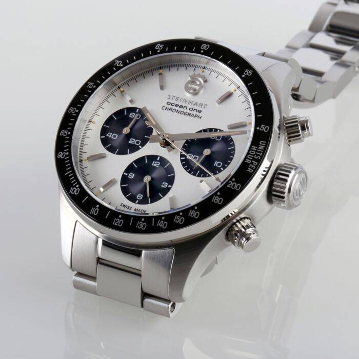 ﻿Steinhart Ocean One Vintage Chronograph II silver Große Rabatte