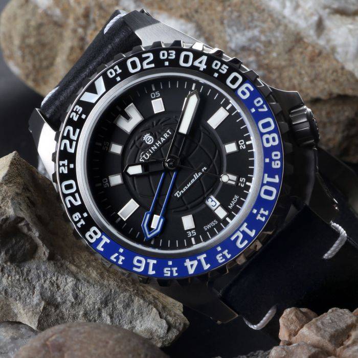 Steinhart TRAVELLER GMT blue Taucheruhr Räumungsverkauf