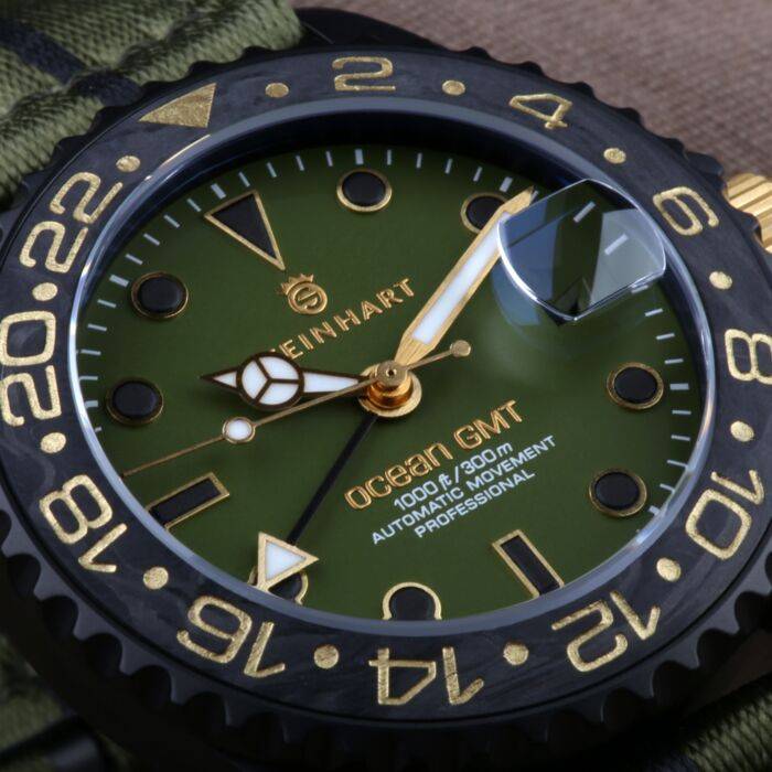 Steinhart Ocean 39 GMT black MILITARY khaki Taucheruhr JETZT KAUFEN