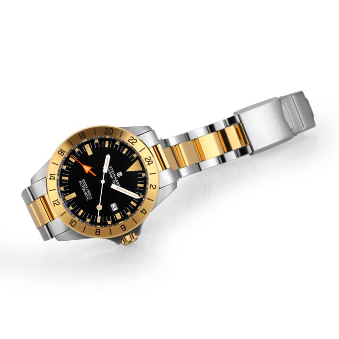 Steinhart Ocean One vintage GMT two-tone Bis zu 60% Rabatt