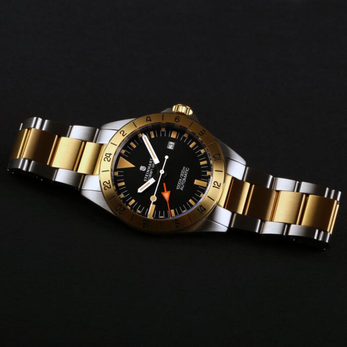 Steinhart Ocean One vintage GMT two-tone Bis zu 60% Rabatt