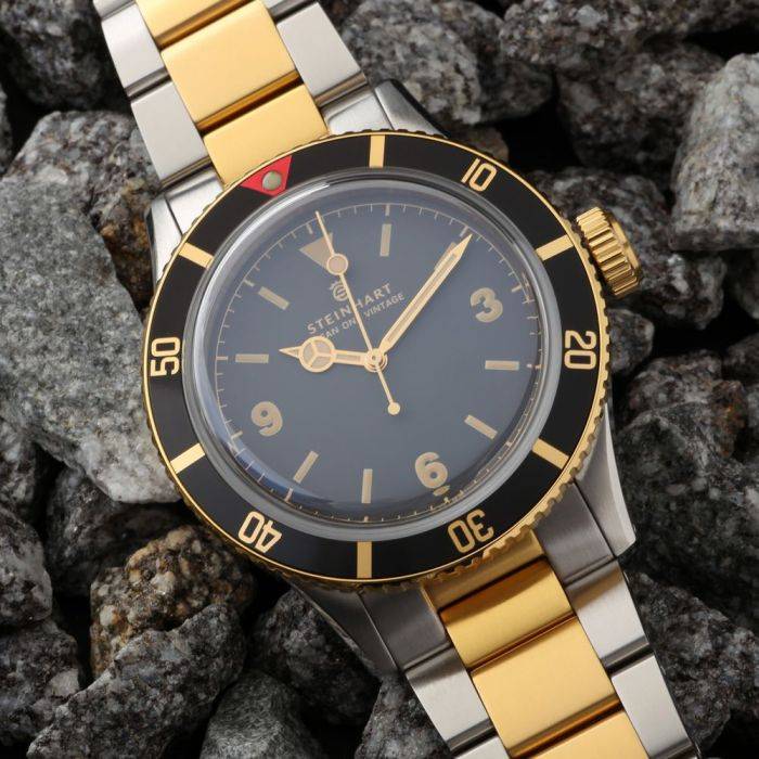 Steinhart Ocean One Vintage two-tone Taucheruhr Bis zu 55% Rabatt