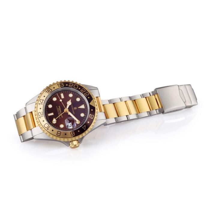 Steinhart Ocean One GMT two- tone CHOCOLATE Taucheruhr Discount Store für neue Produkte