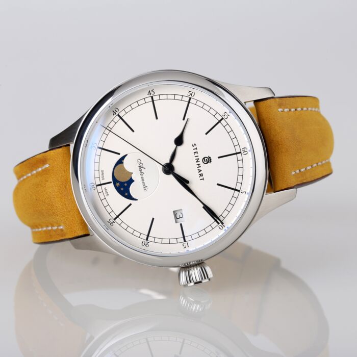 Steinhart MARINE Mondphase silver Begrenzt auf 3 Tage