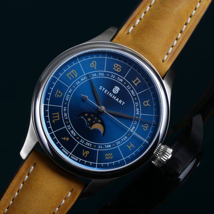 Steinhart Marine 42 Moon Phase Zodiac Black Friday Preise