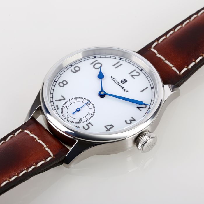 Steinhart MARINE CHRONOMETER 42 white arabic 50% Rabatt für begrenzte Zeit