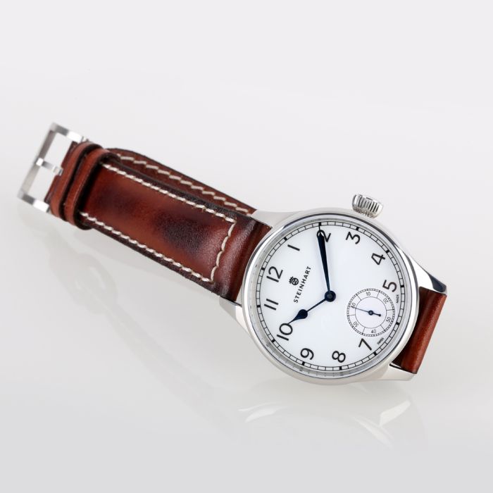 Steinhart MARINE CHRONOMETER 42 white arabic 50% Rabatt für begrenzte Zeit