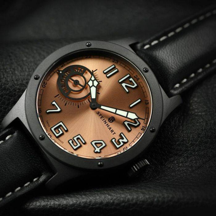 Steinhart MILITARY 47 ST1 pink gold Ltd. Edition Günstiger Verkauf