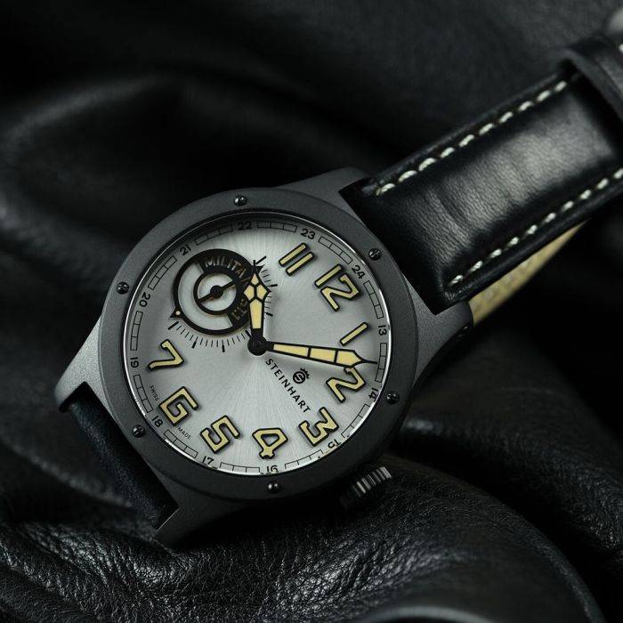 Steinhart MILITARY 47 ST1 silber Ltd. Edition Fabrikverkauf
