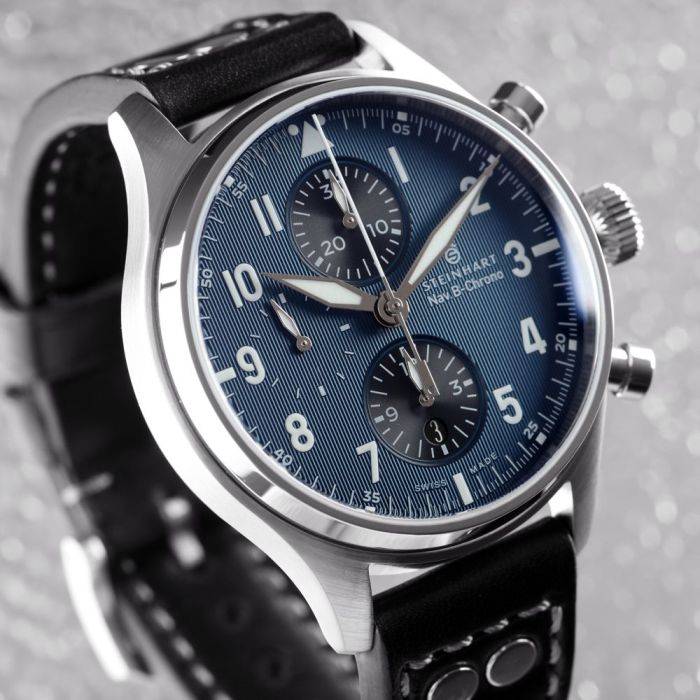 Steinhart NAV.B-CHRONO 42 CLASSIC A-TYPE BLUE Preisnachlass