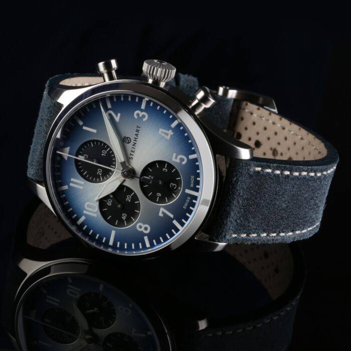 Steinhart Pilot Chronograph 42 blue SUMMER EDITION Cyber Monday