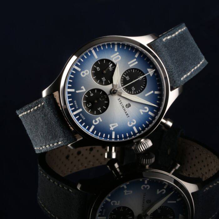 Steinhart Pilot Chronograph 42 blue SUMMER EDITION Cyber Monday