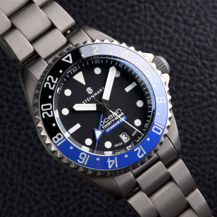Steinhart Ocean 39 GMT Titan premium Ceramic Vierteljährliche Förderung