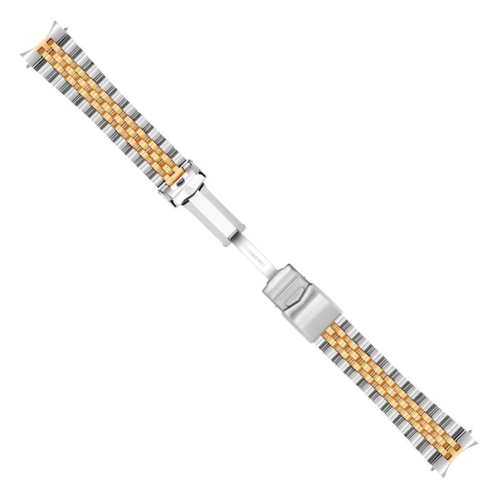 Steinhart Stahlband für Ocean 39 bicolor 20x16 5-reihig satiniert inkl. Bandanstöße Fabrikpreis