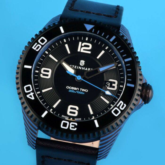 Steinhart Ocean 2 premium Carbon Blue Taucheruhr Preisnachlass