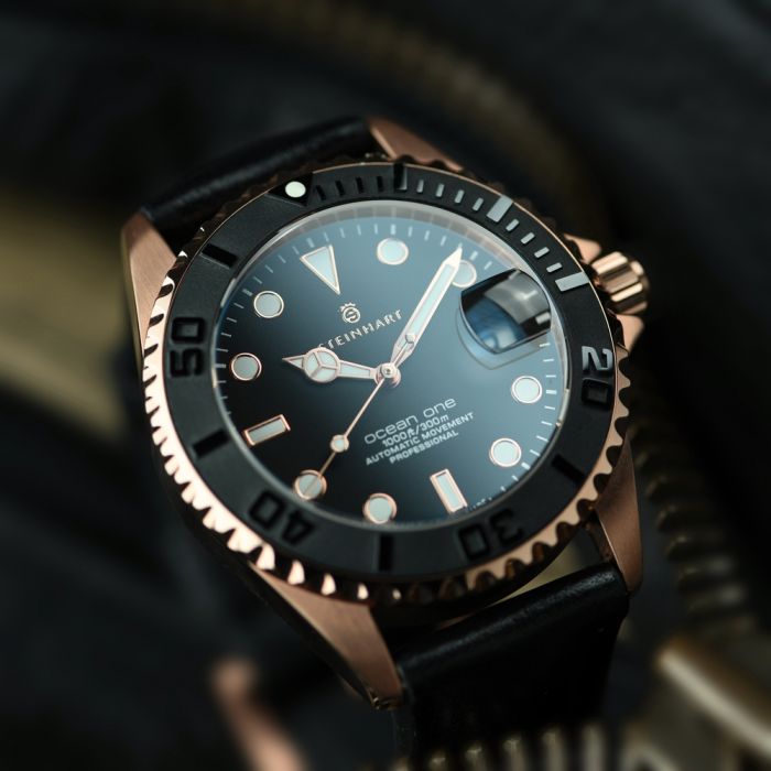 Steinhart Ocean 39 PINK-GOLD Ceramic Taucheruhr Osterangebot