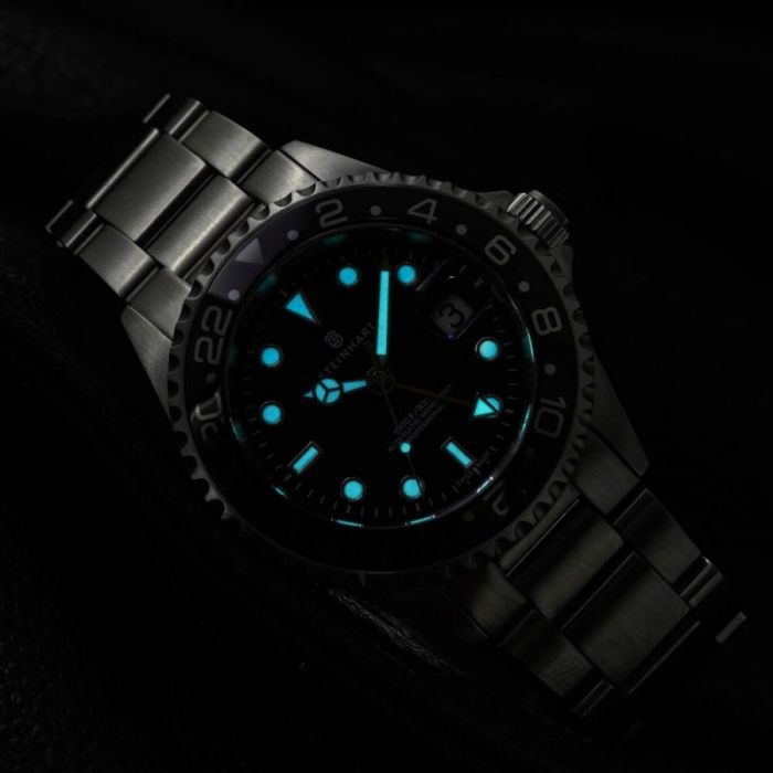 Steinhart Ocean One GMT BLUE-RED Taucheruhr Jubiläumsangebot